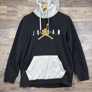 Nike Air Jordan Hoodie Sweatshirt Men's Size L Large Color Block AA1451-011